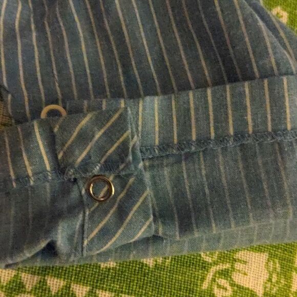 Her Majesty vintage blue and white striped overalls‎ - Picture 8 of 8